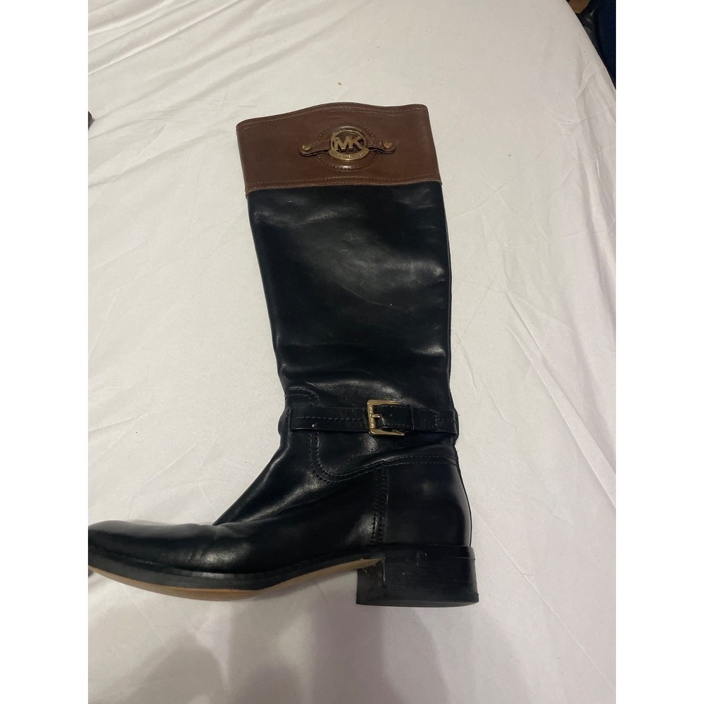 Michael Kors Stockard Tall Leather Riding Boots size 8m